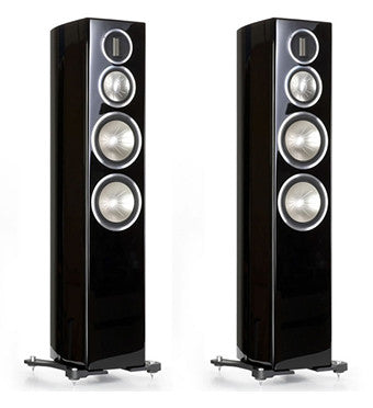 Black Monitor Audio Gold GX300 Speakers -  Audio Sound from Ambeince Systems Queenstown