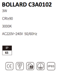 C3A0102 BOLLARD