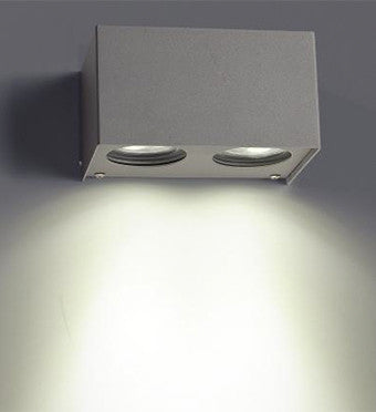 ASW0024 Wall Light Double Down Directional - Outdoor Lighting from Ambience Systems Queenstown